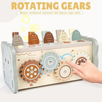 Joyreal Wooden Montessori Toys for 1 Year Old - Hammering Pounding Toy with Xylophone & Fishing Game - Educational Toddler Activities for 1 2 3 Year Old Christmas Birthday Gifts