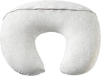 Nursing Pillow, Plus Size Breastfeeding Pillow Original Support for Baby Boys Girls Breastfeeding Essentials, with Removable Soft Cotton Cover (Light Grey, Standard (23.62*18.11*5.91 Inches))
