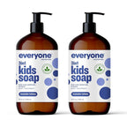 Everyone 3-in-1 Kids Soap, Body Wash, Bubble Bath, Shampoo, 32 Ounce (Pack of 2), Lavender Lullaby, made with Essential Oils for Toddlers, tweens and teens