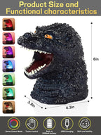 WLHONG Dinosaur Monster Night Light for Kid, Cute Color Changing Silicone Baby Night Light with Touch Sensor, Portable Rechargeable LED Bedside Nursery Lamp for Toddlers Room, Monster Gift Boys Girls