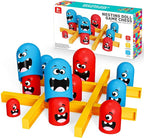 Tic Tac Toe Game: Kids’ Board Game Nesting Tic Tac Toe Strategic Board Game for Kids and Adults, Strategy Head to Head Games Boosts Logical Thinking Suitable Party Family Tabletop Games