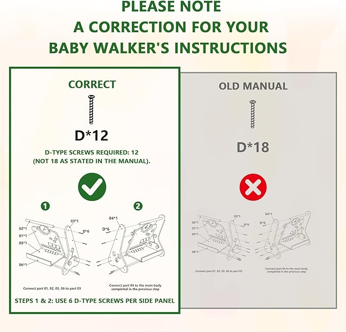 Wooden Baby Walker for 6-12 Months, Montessori Walker Push Toy for Toddlers Learning to Walk, Push Walker Baby Activity Center for Boys and Girls