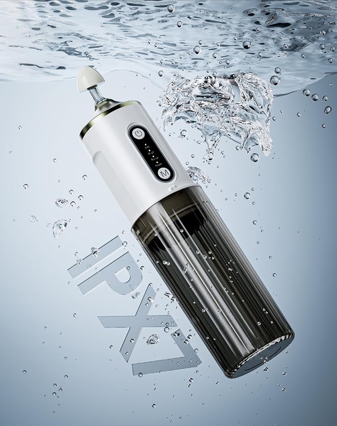 Nasal Irrigation System Electric Neti Pot Sinus Rinse Machine 200ml for Adults & Kids with 4 Nozzles & 30 Salts, USB-C Charge, Gentle Nasal Irrigation Device for Sinus Relief & Allergy（Gray）