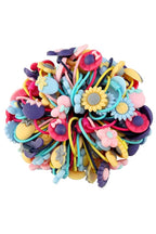 100pcs Mix Colors Girl's Elastic Hair Ties Soft Rubber Bands Hair Bands Holders Pigtails Hair Accessories for Girls Infants Toddlers Kids Teens and Children (Random color)