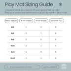 Baby Play Mats for Floor - Eden (4x6ft) - Premium EVA Foam Play Mat for Babies & Toddlers - Perfect for Tummy Time, Crawling, Playroom - Stylish & Comfortable Kids Play Mat