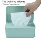 Diaper Wipes Dispenser, Baby Wipes Case, Baby Wipe Holder Keeps Diaper Wipes Fresh, Wipe Container with Non-Slip Feet (Green)