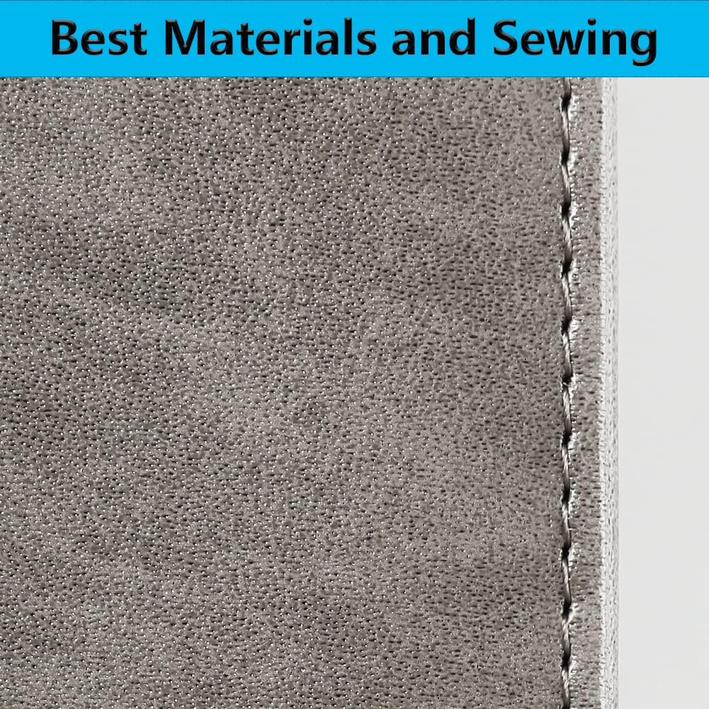 Passport Holder Cover Wallet RFID Blocking Leather Card Case Travel Accessories for Women Men (#Grey)