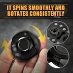 Fidget Toys Adults - Metal Fidget Slider for Adults- Metal Fidget Spinner / EDC Fidget Slider / Fidget Clicker – Mini Fidget Spinners - Fancy Black Gift for Adults