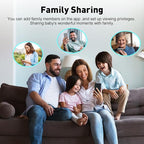 Upgrade Video Baby Monitor with 2 Cameras and Audio 2.8" Screen,Night Vision,APP,Wireless,2-Way Talk,1200ft Long Range,Feeding Timer,Temperature Sensor,VOX/ECO,5 Lullabies,Portable,Easy Setup