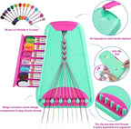 Arts and Crafts for Kids Ages 8-12,Friendship Bracelet Making Kit for Girl,Kids Jewelry Making Kit with 28 Pre-Cut Threads,Christmas Birthday Gifts for Ages 6 7 8 9 10 11 12 Year Old Green Rose