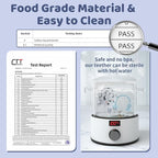 Baby High Chair Suction Toys Teething Chew - Baby Teething Toys Silicone Teethers Table Toys, Food Grade Silicon for 6 12 18 Months (Blue)