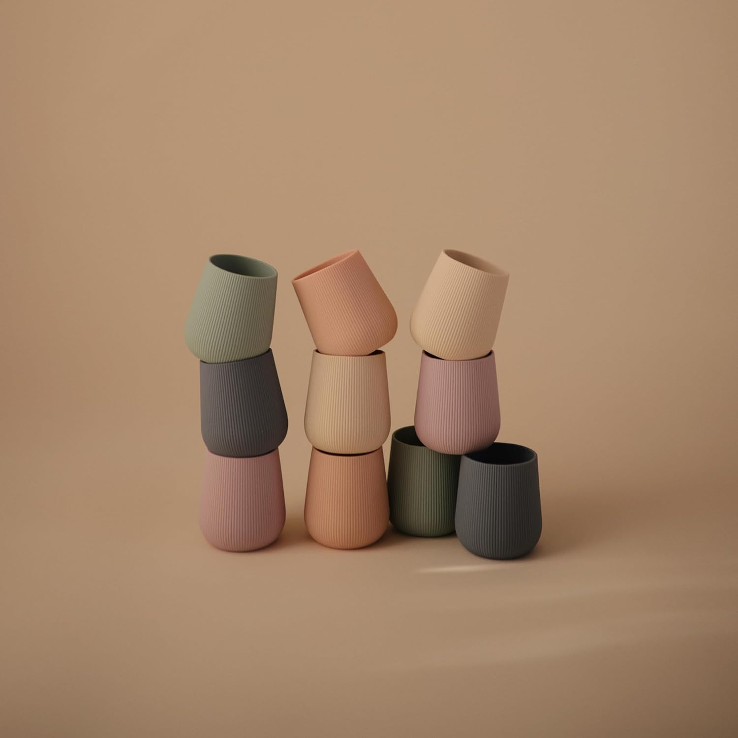 mushie Silicone Baby Starter Training Cup | 6 Months+ (Soft Lilac)