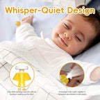 Baby Nail Trimmer Electric, 6 in 1 Baby Nail File Clippers Infant Grooming Kit Manicure Set for Toddler or Adults, Yellow