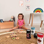 bee smart Wooden Memory Game - Matching Memory Game for Kids 3 and Up, 16Pcs | Educational Toy for Preschool Toddlers Board Games (Dinosaurs)