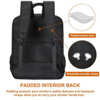 Mactso Stroller Travel Bag Compatible with GB Pockit Air Plus All Terrain and GB Pockit + All City, Lightweight Stroller Travel Backpack for Airplane (Black, L)