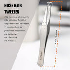 LePinko Nose Hair Trimmer For Men, Nasal Hair Tweezers For Women, Small Scissors For Hair Grooming
