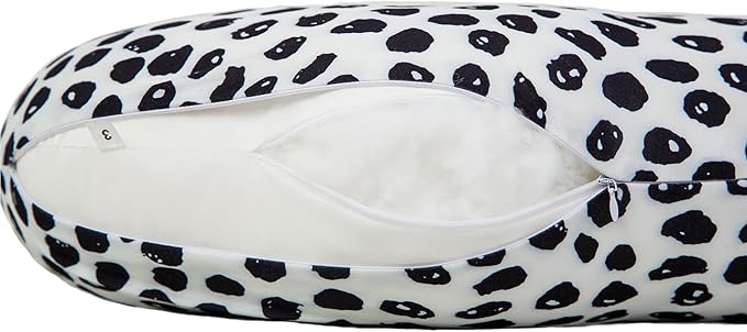 Nursing Pillow and Positioner, Breastfeeding, Bottle Feeding, Baby Sitting Support with Removable Ultra Soft Minky Cover, Tummy Time Support for Baby Boys and Girls