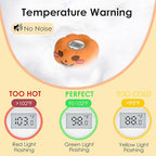 Baby Water Thermometer for Bath Tub Safety - Room & Bath Thermometer for Infants with Temperature Warning - Floating Bathing Toy Gift for Toddlers Newborn Girls Boys