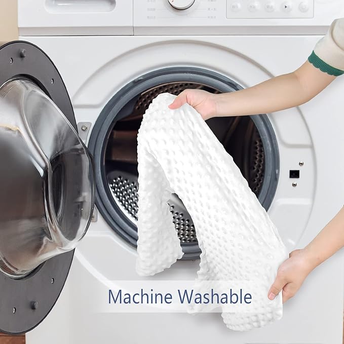 Nursing Pillow for Breastfeeding and Bottle Feeding Pillow, Support for Mom and Baby, with 2 Removable Machine Washable Cover, Ergonomic Breastfeeding Pillow (White)