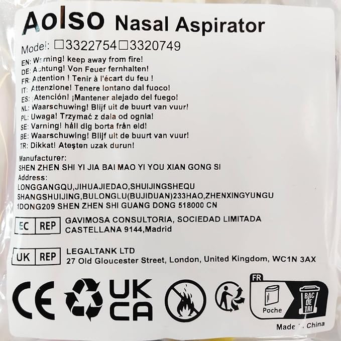 Baby Nasal Irrigator, 4PCS Nasal Syringe for Baby, Syringe Nasal Irrigator with Tweezers & Cleaning Brush, Baby Nasal Aspirator with Silicone Nasal Suction Tips Portable Baby Nasal Syringe
