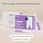 Mira Max Fertility Monitor & Ovulation Test Kit for Women, at-Home Hormone Tracker for LH, PdG & E3G, Digital Hormone Analyzer with 20 Test Wands, 7× More Accurate Than Other Fertility Trackers