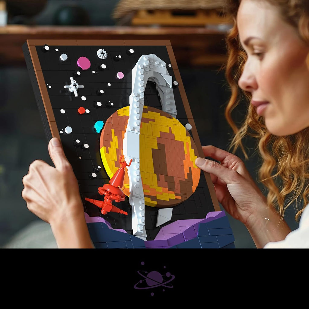 Givenni Art Planetary Exploration Space Building kit, Building Set for Adults, Gift Idea for Sci-Fi and Astronomy Lovers to Build and Hang or Display Freestanding, Home Décor Ideas for Living Room.