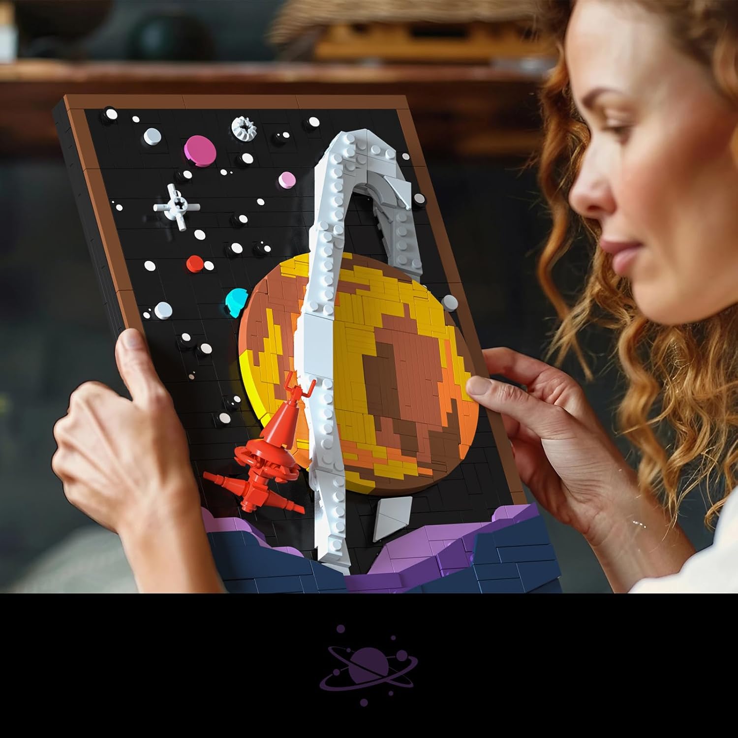 Givenni Art Planetary Exploration Space Building kit, Building Set for Adults, Gift Idea for Sci-Fi and Astronomy Lovers to Build and Hang or Display Freestanding, Home Décor Ideas for Living Room.