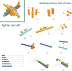 STEM Wooden Building Blocks -Mortise and Tenon Assembled into 15+ Shapes, Educational Toys Gift for Kids and Classroom,DIY Building Toys for Ages 5+ and Adults (20 in 1 Premium Version)