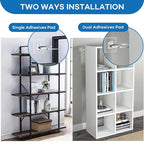 Adhesive Furniture Wall Anchors (10 Pairs 20 Packs), Vinkqiado Anti Tip Furniture Safety Straps for Baby Proofing, Secure Bookcase Dresser Shelf Cabinet to Wall for Child