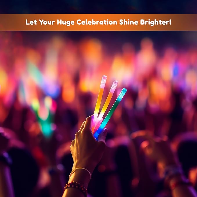 Glow Fever Glow in The Dark Sticks - 100 ct 6" Glow Sticks Bulk Party Pack with End Caps & Lanyards - Glow Party Favors for Concert, Festival, & Wedding - Neon Light Sticks, Pink
