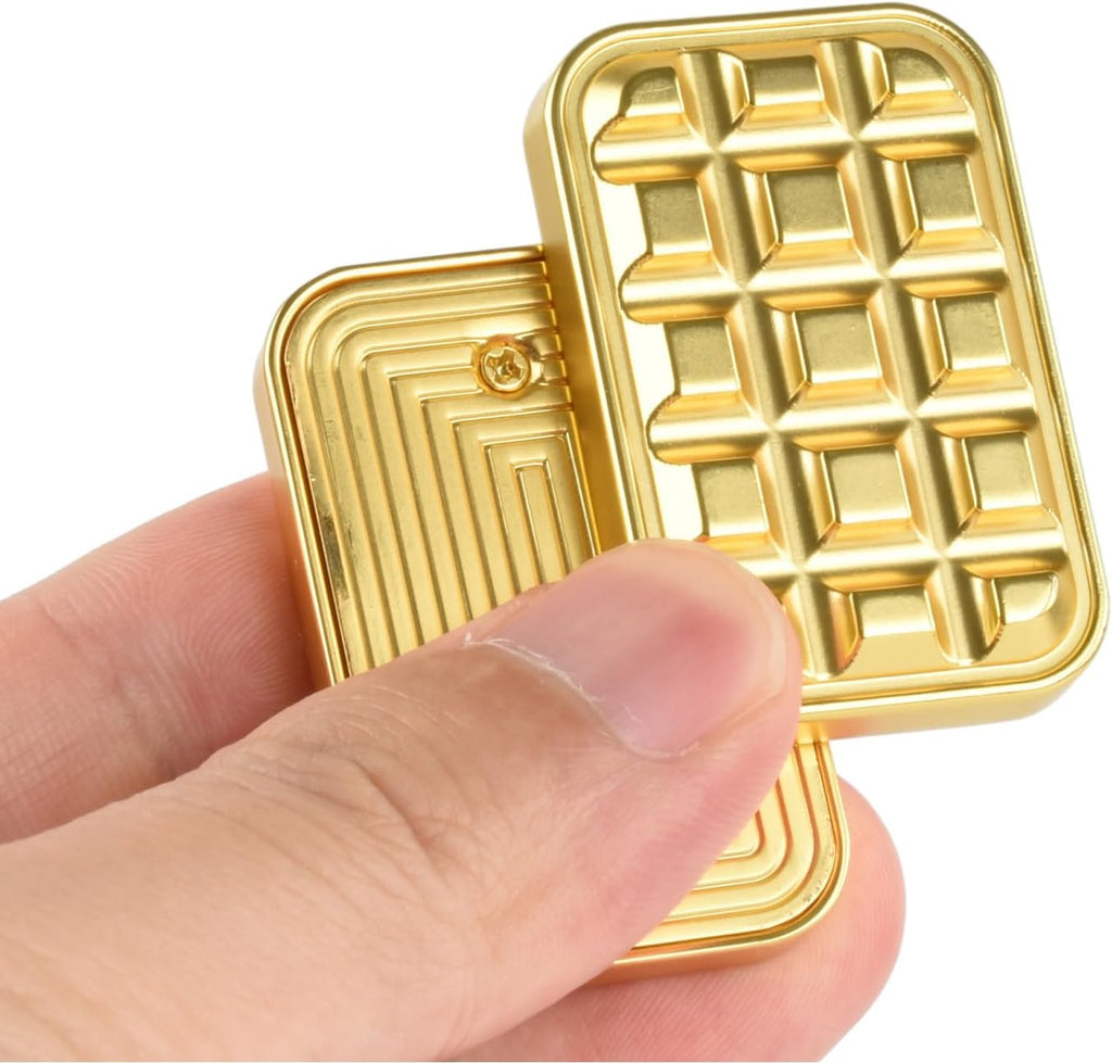 Fidget Toys Adults Magnetic Fidget Slider Magnet Fidget Toys EDC Metal Fidget Slider Haptic Slider EDC Fidget ADHD Anxiety Stress Relief Toy Adults Fidget Toys Adults Anxiety Metal Fidget Toys-Gold