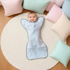 Baby Swaddle Blanket for Newborns and Infants,2-Piece Set Infant Pajamas,Bidirectional Zipper,Easy to Put On and Take Off