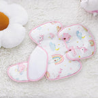 Summer Infant Car Seat Insert, 2 in 1 Baby Car Seat Head Body Support for Newborn Upgrade Mesh Baby Car Seat Insert Stroller Cushion for Boys Girls, Extra Soft and Breathable, Unicorn