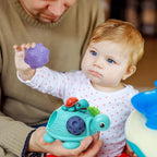 Sensory Balls Montessori Toys for Babies 6-12 Months, Baby Sensory Toys Turtle Toys Bright Color Textured Multi Soft Balls, BPA Free Ball for Toddlers 1-3 Teething Gifts