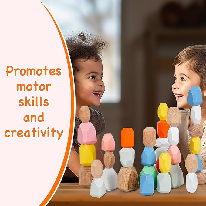 OPPA Wooden Stacking Stones