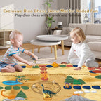 Dino Fossil Eggs Dinosaur Toys - 12 Dinosaur Eggs Dig Excavation Kit w Play Mat for Kids Ages 5-7 Easter Basket Essentials STEM Toy Christmas Birthday Gift for Boys Girls 3 4 5 6 7 8 + 8-13 Years Old