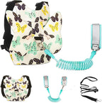 Toddler Harness with Anti Lost Wrist Link - Baby Safety Leash for Kids for Travel for Crowded Parks, Airports