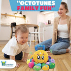 Bundaloo Musical Octopus Plush Toy - Plays Fun Songs and 8 Musical Key Notes | for Children & Toddlers (Octopus)
