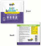YAYA ORGANICS Baby Bug BAN Insect Repellent Wipes – All-Natural, DEET-Free, Non-Toxic, for Babies, Kids and Sensitive Skin (24 Count, Pack of 2)