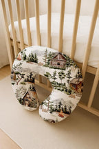 Nursing Pillow Covers 2 Pack, Breastfeeding Pillow Slipcovers Soft and Stretchy, Nursing Covers for Baby Girls Boys Newborn