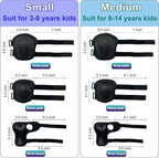 Kids Bike Helmet with DIY Stickers and Knee Pads Elbow Pads Wrist Guard Set for Ages 3-8-14 Toddler Boys Girls Helmet for Roller Skates Cycling Skateboarding Bicycle Scooter