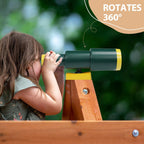 RedSwing Playground Accessories for Kids, Play Set Attachments with Pirate Ship Wheel, Telescope and Safety Handles for Outdoor Backyard, Swing Set Replacement for Treehouse, Easy to Set Up