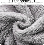 Baby Boy Girl Snowsuit Winter Warm Clothes Coat Infant Jumpsuit Toddler Outfit