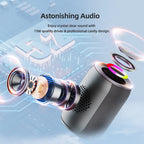 ZEALOT Bluetooth Speaker for Kid, Speakers Bluetooth Wireless, S32pro 15W Outdoor Portable Speaker, BT5.3/ USB/TF/AUX, Loud Stereo Sound, Dual Pairing, for Home Party Pool Beach-Black