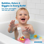 Bubble Bath Bombs for Boys with Mini Toy Ducks Inside – Bubble Bath for Kids - Kids Bath Bombs Toys Powder– Bathtime Experiment Kit Mix - Blast of Foam & Colour Surprise – Gift Set of 4