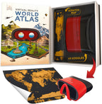 Virtual Reality World Atlas Gift Box - Illustrated Interactive VR Atlas and STEM Learning Activity Set - for Ages 8 and Up