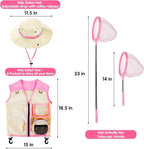 INNOCHEER Toys for Girls Explorer Kit, Bug Catcher Kit for Kids, Birthday Gifts, Summer Toys for 3 4 5 6 7 8+ Year Old Girls, 3 4 5 6 7 8+ Year Old Girl Birthday Gift Kids Outdoor Toys