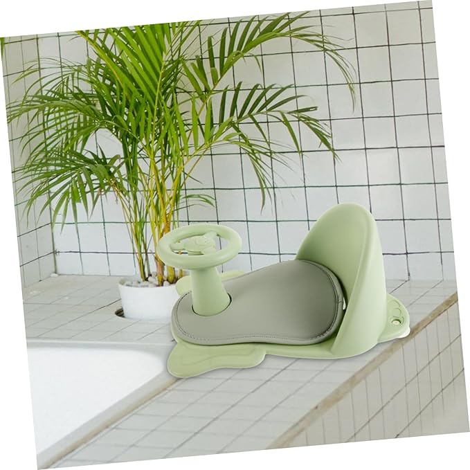 Didiseaon Baby Bath Seat for Tub Non-Slip Toddler Bathing Chair Adjustable Infant Shower Seat for Boys and Girls 1-3 Years Old Safe and Comfortable Bathing Support