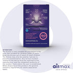 Airmax Nasal Dilators - Anti Snore Device - Small - 6-Month Relief - Cure for Snoring - Recommended by Physicians - Blue - One-Pack