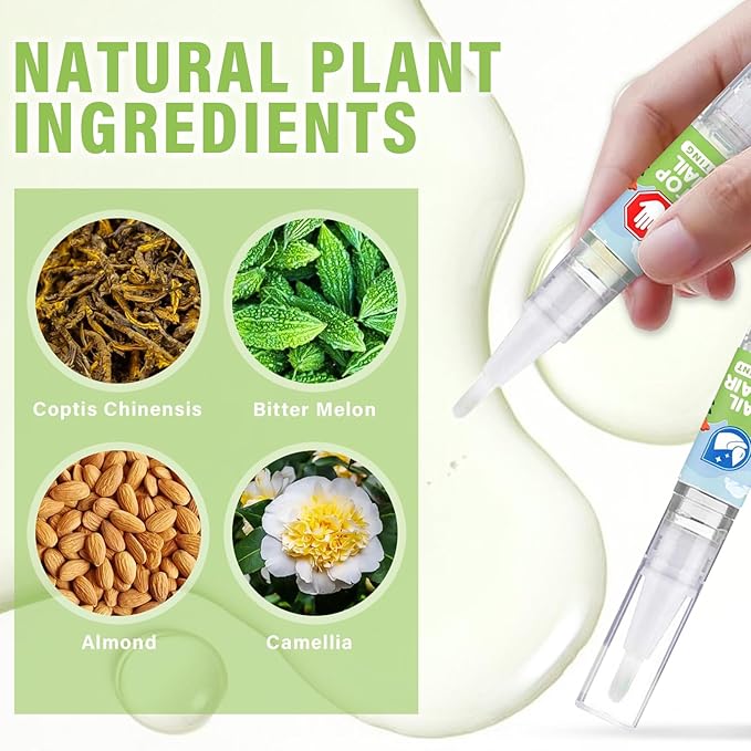 2Pcs Nail Biting Treatment for Kids, Nail Biting Prevention, Helping Adults and Children with Finger-Biting Habits to Stop Nail-Biting and Finger-Sucking Habits, Green